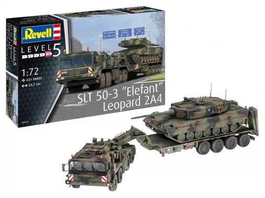 Revell - SLT 50-3 Elefant + Leopard 2A4
